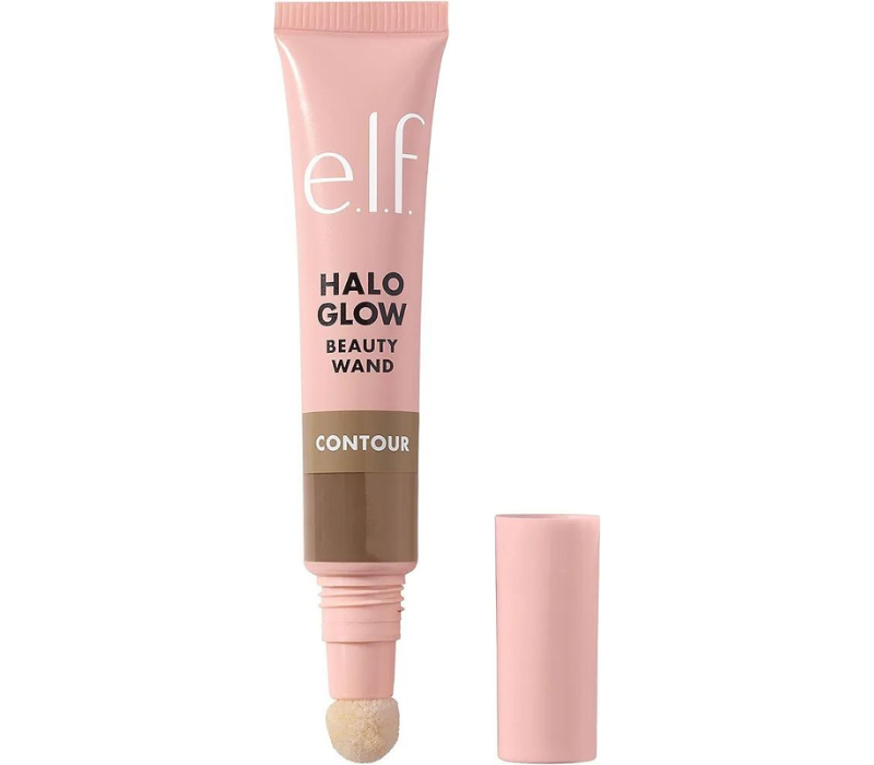 e.l.f. Halo Glow Contour Wand - Sculpted Look, Buildable, Vegan - Fair/Light 