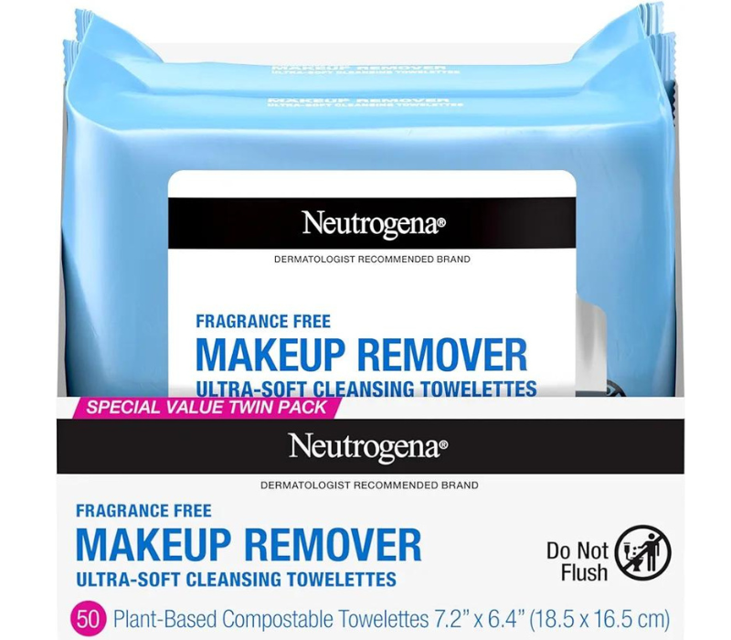 Neutrogena Makeup Remover Wipes, 2 x 25 ct 