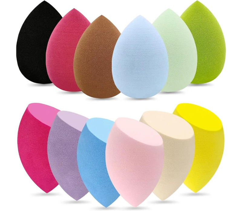 BS-MALL Blender Sponges 7 Pcs for Liquid, Cream, and Powder, Multi-colored