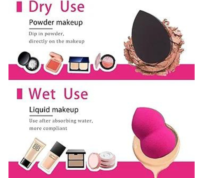 GFOUNS beauty blender bulk makeup sponge set:15 pcs perfect medium beauty sponge makeup blender flawless for face