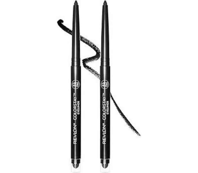 Revlon Pencil Eyeliner - ColorStay, Waterproof, Smudge-proof - 201 Black, 2 Pack