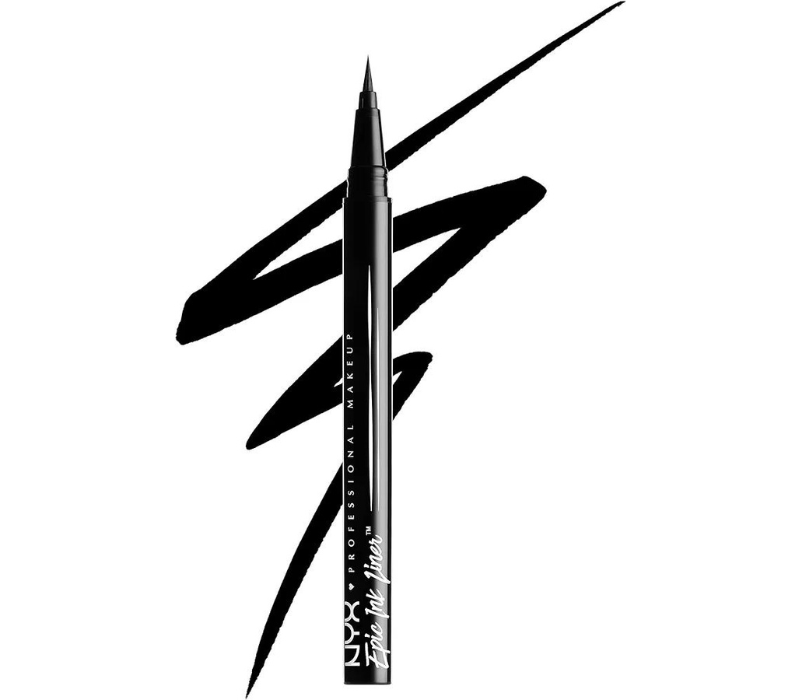NYX PROFESSIONAL MAKEUP Epic Ink Liner - Waterproof Liquid Eyeliner, Black