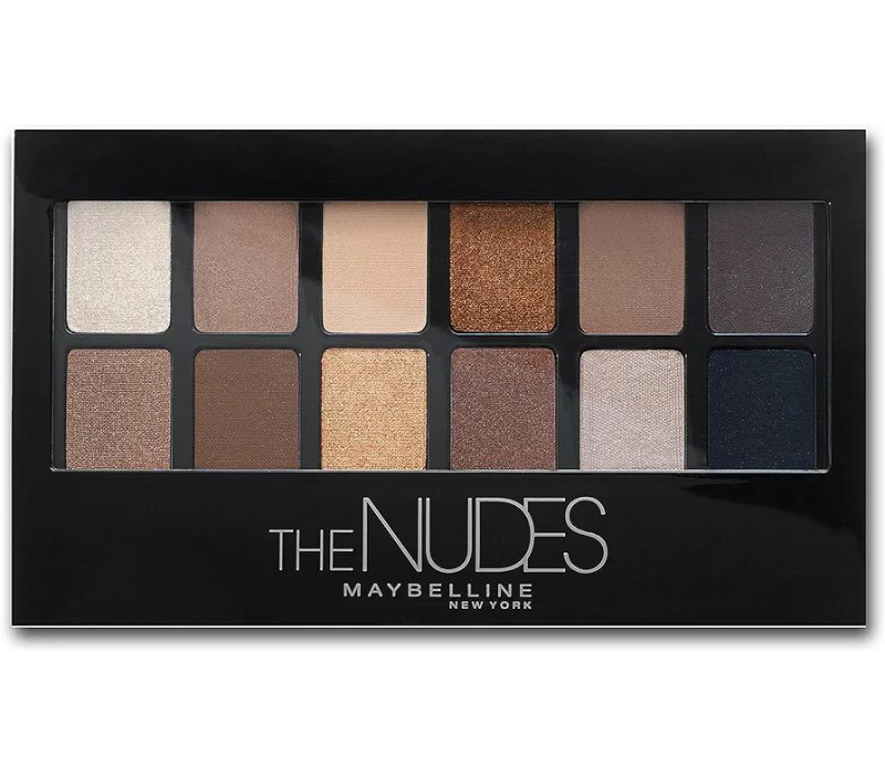 Maybelline The Nudes Eyeshadow Palette - 12 Shades, Blendable