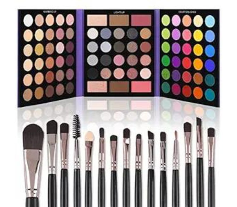 UCANBE Pretty All Set Eyeshadow Palette - Pro 86 Colors, Matte Shimmer, Highlighters