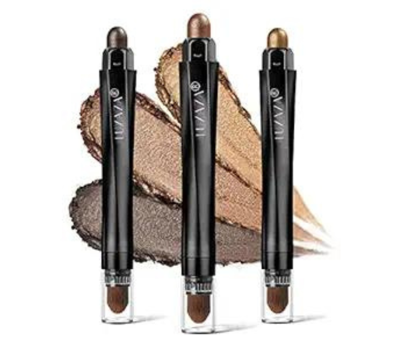 LUXAZA 3PCS Eyeshadow Stick - Matte, Shimmer, Neutral - Waterproof & Long Lasting