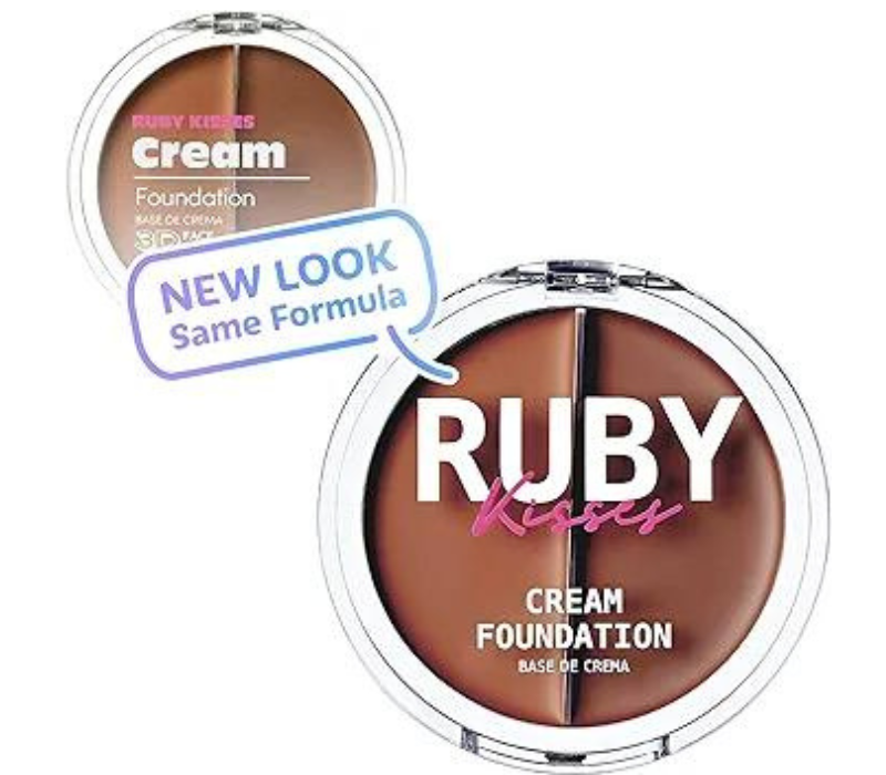 Ruby Kisses 3D Face Creator Foundation - 12-Hour Long Lasting, Medium to Full Coverage 