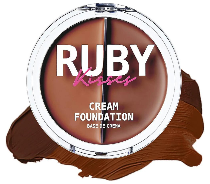 Ruby Kisses 3D Face Creator Foundation - 12-Hour Long Lasting, Medium to Full Coverage 