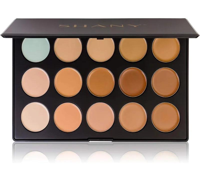 SHANY CONTOUR CAMO Cream Foundation Palette - 15 Color Face Palette