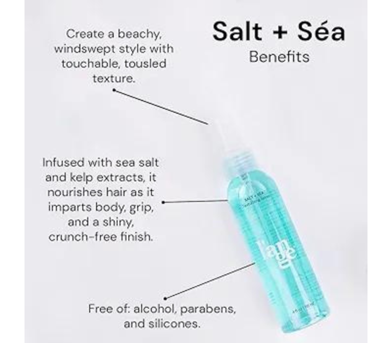 Sea Salt Spray for Hair to Help improve Volume, Bouncy Beachy Waves Look