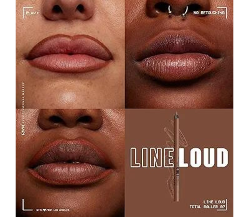 NYX Line Loud Lip Liner - Total Baller (Rich Warm Brown)