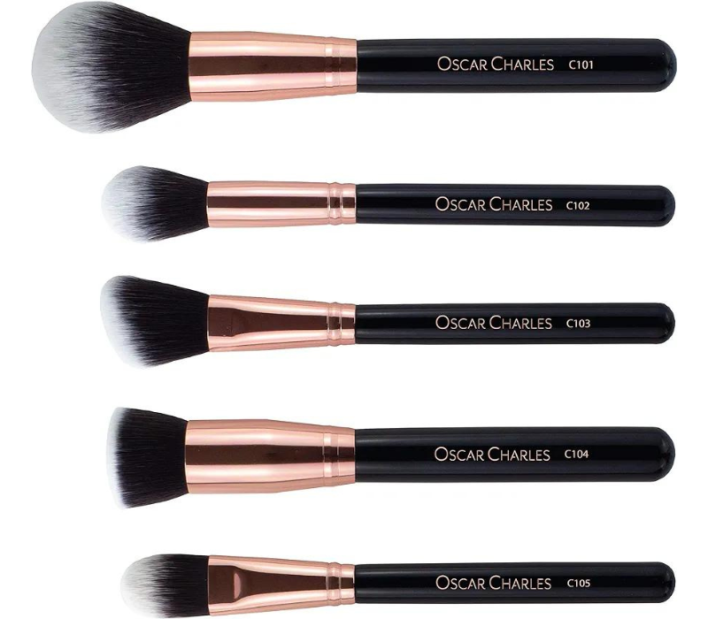 Oscar Charles 17 Piece Makeup Brush Set 