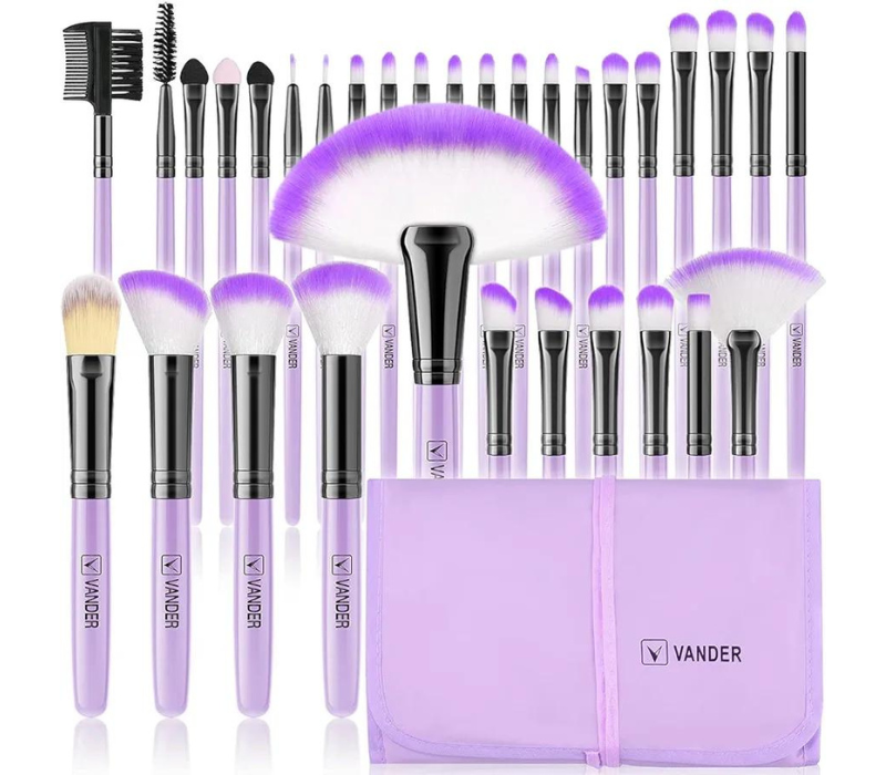 VANDER Professional 32pcs Makeup Brush Set - Purple