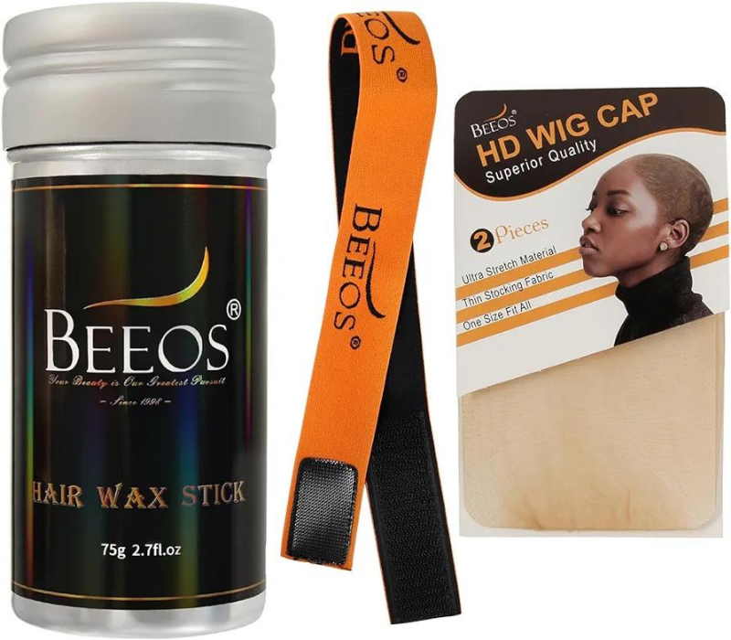 Beeos Hair wax with Elastic Lace Melting Band