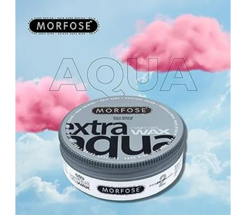 Morfose Aqua Hair Gel Wax with Shiny and Flexible Level 2 Hold for Women and men