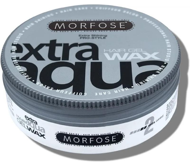 Morfose Aqua Hair Gel Wax with Shiny and Flexible Level 2 Hold for Women and men